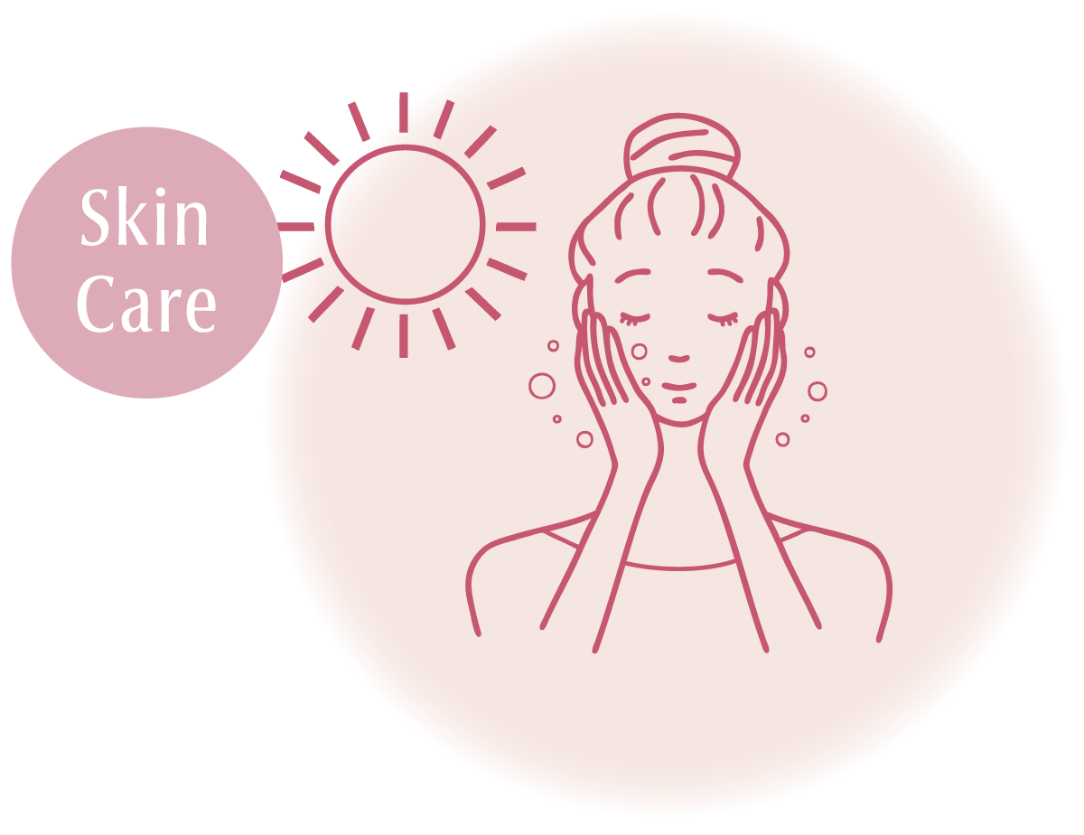 イラスト：Skin Care